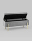 Миниатюра изображения товара Банкетка Stool Group Болейн с ящиком / 20A544VF-MOMO-38 (велюр серый)