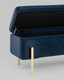 Миниатюра изображения товара Банкетка Stool Group Болейн с ящиком / 20A544VF-MOMO-46 (велюр синий)