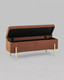 Миниатюра изображения товара Банкетка Stool Group Болейн с ящиком / 20A544VF-MOMO-10 (велюр террактовый)