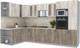 Миниатюра изображения товара Кухонный гарнитур Интерлиния Мила 1.88x3.4 левая (дуб белый/дуб серый/опал светлый)