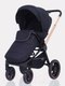 Миниатюра изображения товара Детская универсальная коляска MOWbaby Zoom PU 2 в 1 / RA086 (Gold Black)