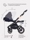 Миниатюра изображения товара Детская универсальная коляска MOWbaby Zoom PU 2 в 1 / RA086 (Gold Black)