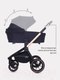 Миниатюра изображения товара Детская универсальная коляска MOWbaby Zoom PU 2 в 1 / RA086 (Gold Black)