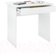 Миниатюра изображения товара Письменный стол Кортекс-мебель Эльф 80-1ш (белый)