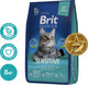Миниатюра изображения товара Сухой корм для кошек Brit Premium Cat Sensitive с ягненком и индейкой / 5049745 (8кг)