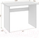 Миниатюра изображения товара Письменный стол Кортекс-мебель Эльф 100 (белый)