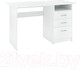 Миниатюра изображения товара Письменный стол Кортекс-мебель Эльф 120-3ш (белый)