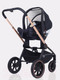Миниатюра изображения товара Детская универсальная коляска MOWbaby Zoom PU 3 в 1 / RA087 (Gold Black)