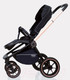 Миниатюра изображения товара Детская универсальная коляска MOWbaby Zoom PU 3 в 1 / RA087 (Gold Black)