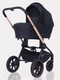 Миниатюра изображения товара Детская универсальная коляска MOWbaby Zoom PU 3 в 1 / RA087 (Gold Black)