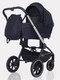 Миниатюра изображения товара Детская универсальная коляска MOWbaby Zoom PU 3 в 1 / RA087 (Silver Black)