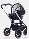 Миниатюра изображения товара Детская универсальная коляска MOWbaby Zoom PU 3 в 1 / RA087 (Silver Black)