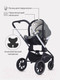 Миниатюра изображения товара Детская универсальная коляска MOWbaby Zoom PU 3 в 1 / RA087 (Silver Grey)