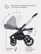 Миниатюра изображения товара Детская универсальная коляска MOWbaby Zoom PU 3 в 1 / RA087 (Silver Grey)