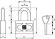 Миниатюра изображения товара Замок навесной БУЛАТ ВС 3-П60 ПЛ