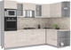 Миниатюра изображения товара Кухонный гарнитур Интерлиния Мила 1.68x2.8 правая (вудлайн кремовый/опал светлый)