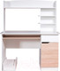 Миниатюра изображения товара Компьютерный стол Мебель-Класс Лидер (белый/дуб сонома)