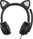 Миниатюра изображения товара Наушники детские Qumo Game Cat Black GHS 0034 / Q33034