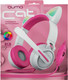 Миниатюра изображения товара Наушники детские Qumo Game Cat White&pink GHS 0035 / Q33035