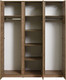 Миниатюра изображения товара Шкаф Рэйгрупп Bromo 01.03 ДДД 166x198x55 / ШР 01.03 VL (дуб веллингтон)
