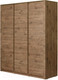 Миниатюра изображения товара Шкаф Рэйгрупп Bromo 01.03 ДДД 166x198x55 / ШР 01.03 VL (дуб веллингтон)