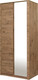 Миниатюра изображения товара Шкаф Рэйгрупп Bromo 02.02 ДЗ 90x198x55 / ШР 02.02 VL (дуб веллингтон)