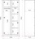 Миниатюра изображения товара Шкаф Рэйгрупп Bromo 02.03 ДД 90x198x55 / ШР 02.03 BR (дуб бордолайт)