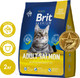 Миниатюра изображения товара Сухой корм для кошек Brit Premium Cat Adult Salmon / 5049615 (2кг)