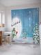 Миниатюра изображения товара Шторка-занавеска для ванны JoyArty Новогоднее настроение / sc_20080