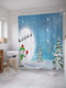 Миниатюра изображения товара Шторка-занавеска для ванны JoyArty Новогоднее настроение / sc_20080