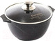 Миниатюра изображения товара Кастрюля Мечта Гранит Induction Pro M43802И (черный)