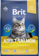 Миниатюра изображения товара Сухой корм для кошек Brit Premium Cat Adult Salmon / 5049622 (8кг)