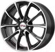 Миниатюра изображения товара Литой диск iFree Джет 16x6.5" 5x112мм DIA 57.1мм ET 50мм Блэк джек