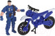 Миниатюра изображения товара Мотоцикл игрушечный Играем вместе Солдатик с мотоциклом Полиция / 1904Y009-R