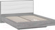 Миниатюра изображения товара Каркас кровати ТриЯ Миранда Тип 1 160x200 (дуб гамильтон/белый глянец)