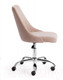 Миниатюра изображения товара Кресло офисное Tetchair Swan флок (бежевый)