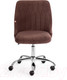 Миниатюра изображения товара Кресло офисное Tetchair Swan флок (коричневый)