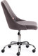 Миниатюра изображения товара Кресло офисное Tetchair Swan флок (серый)