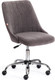 Миниатюра изображения товара Кресло офисное Tetchair Swan флок (серый)