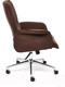 Миниатюра изображения товара Кресло офисное Tetchair York флок (коричневый)