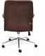 Миниатюра изображения товара Кресло офисное Tetchair York флок (коричневый)