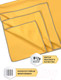 Миниатюра изображения товара Полотенце Clam S004 50х100 (желтый)