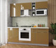 Миниатюра изображения товара Кухонный гарнитур Интерлиния Мила Пластик 2.0 (капучино/капучино глянец опал светлый)