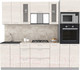 Миниатюра изображения товара Кухонный гарнитур Интерлиния Мила 2.4 ВТ (вудлайн кремовый/вудлайн кремовый/опал светлый)