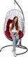Миниатюра изображения товара Кресло подвесное BiGarden Easy Gray (подушка бордовая)