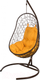 Миниатюра изображения товара Кресло подвесное BiGarden Easy Brown (подушка оранжевая)