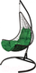 Миниатюра изображения товара Кресло подвесное BiGarden Wind Black (подушка зеленая)