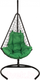 Миниатюра изображения товара Кресло подвесное BiGarden Wind Black (подушка зеленая)