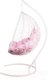 Миниатюра изображения товара Кресло подвесное BiGarden Gemini White (двойной, розовая подушка)