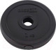 Миниатюра изображения товара Диск для штанги BaseFit BB-203 (1кг, черный)